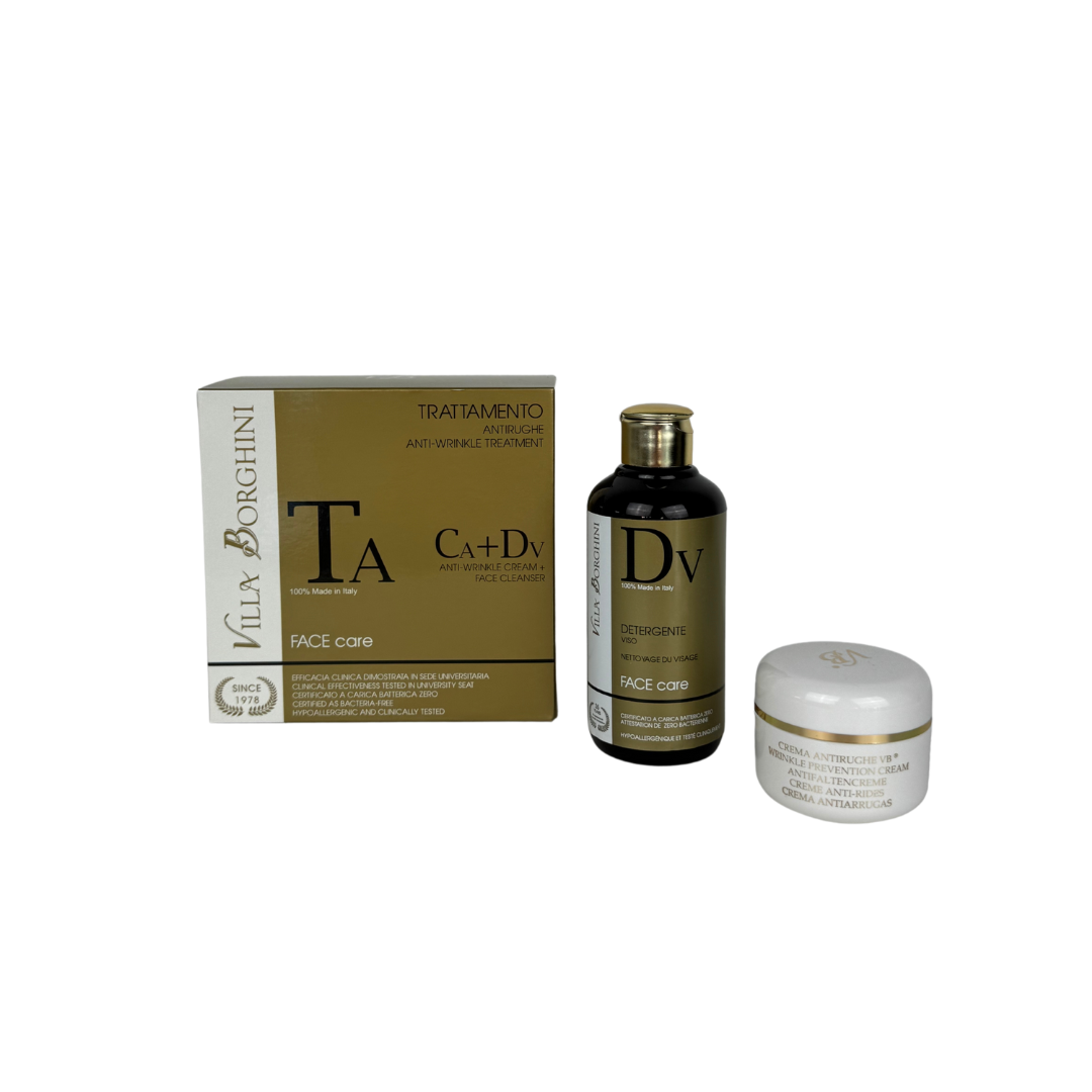 Trattamento Antirughe (Crema Antirughe 50ml + Detergente Viso 200ml) - immagine 2