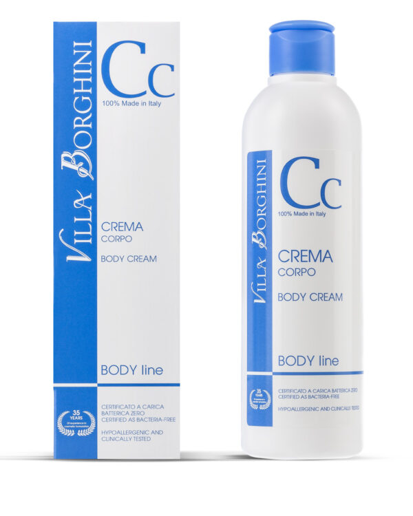 crema corpo villa borghini, body line villa borghini
