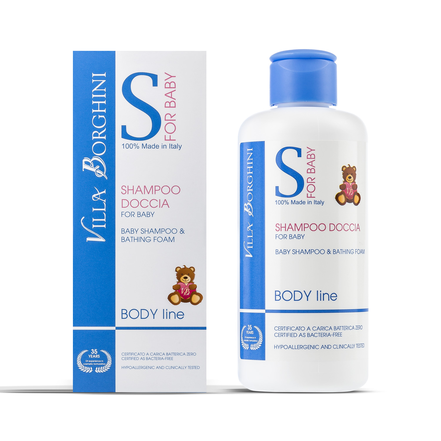 Shampoo doccia for baby 200 ml - Villa Borghini®