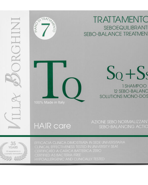 trattamento seboequilibrante villa borghini, linea hair care villa borghini, hair care line